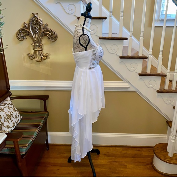 B. Darlin strapless rhinestone prom dress - Picture 6 of 6